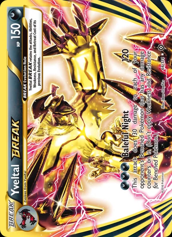 Yveltal BREAK card in English