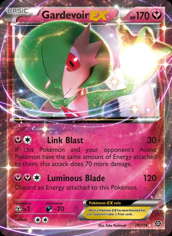 Gardevoir EX card in English