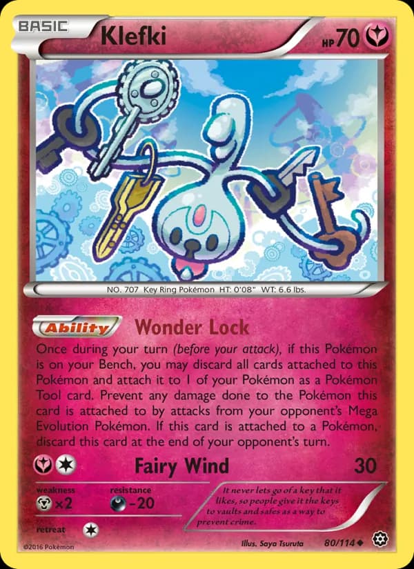 Klefki card in English