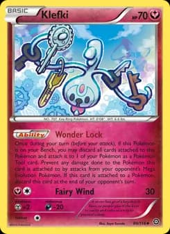 Klefki card in English