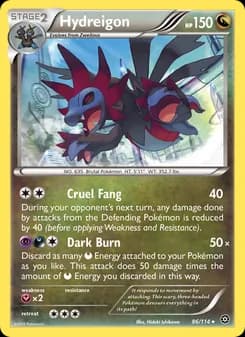 Hydreigon card in English