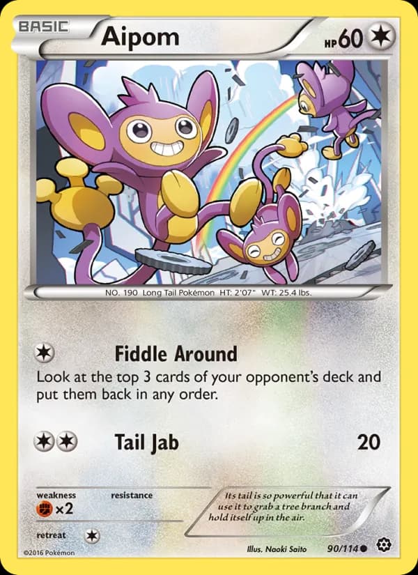 Aipom card in English