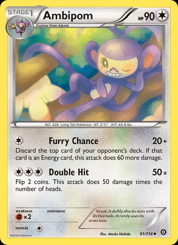 Ambipom card in English