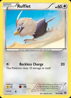 Rufflet card in English