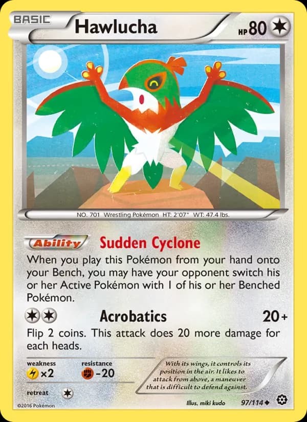Hawlucha card in English