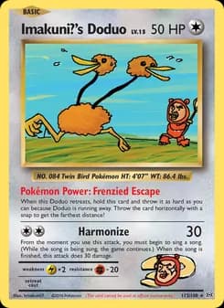 Imakuni?'s Doduo card in English