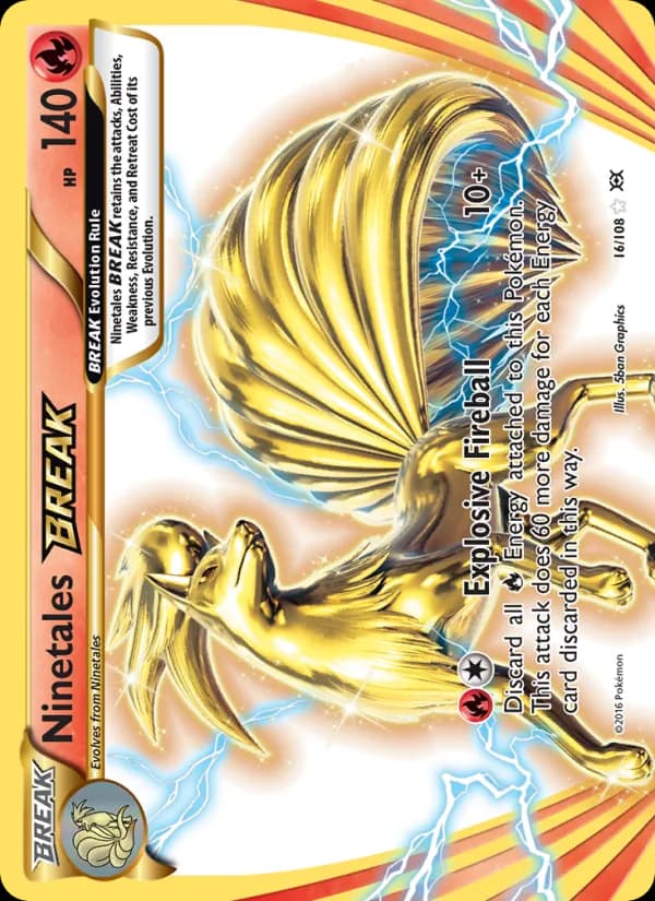 Ninetales BREAK card in English