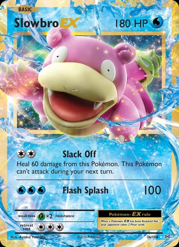 Slowbro EX card in English