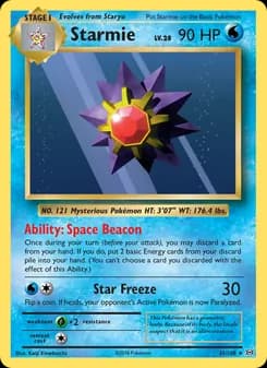 Starmie card in English