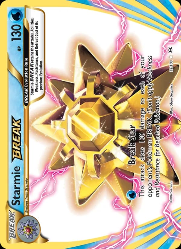 Starmie BREAK card in English