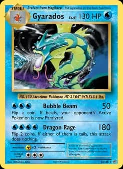 Gyarados card in English