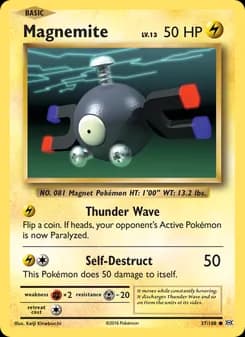 Magnemite card in English