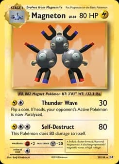 Magneton card in English