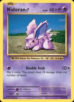 Nidoran♂ card in English