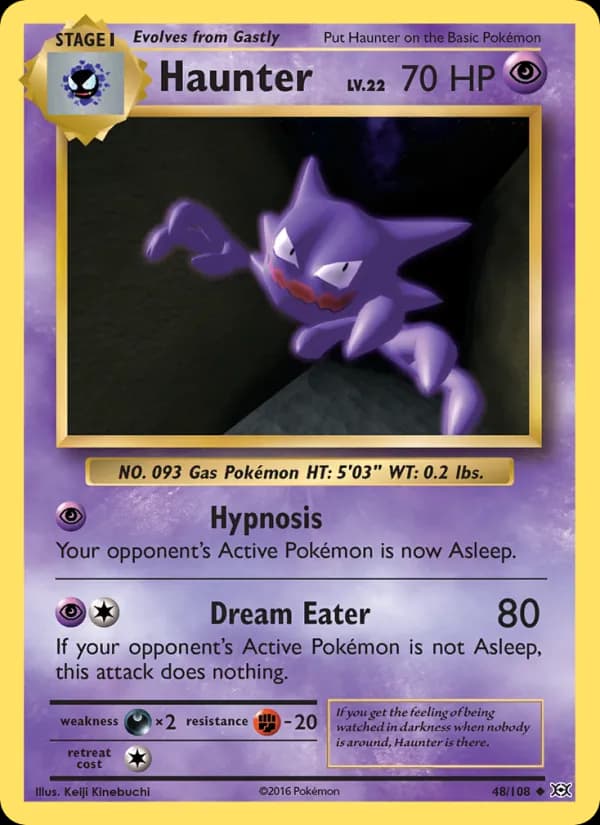 Haunter card in English