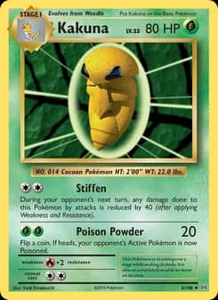 Kakuna card in English