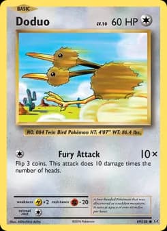 Doduo card in English