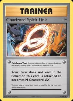 Charizard Spirit Link card in English