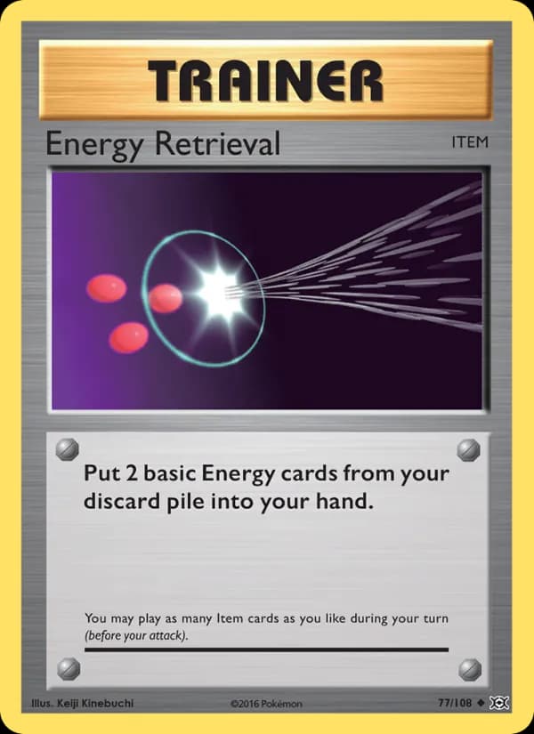 Energy Retrieval card in English