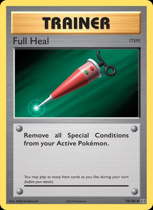 Full Heal card in English