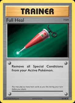 Full Heal card in English
