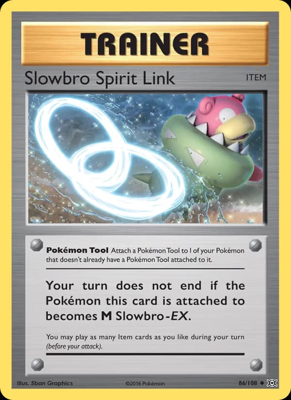 Slowbro Spirit Link card in English