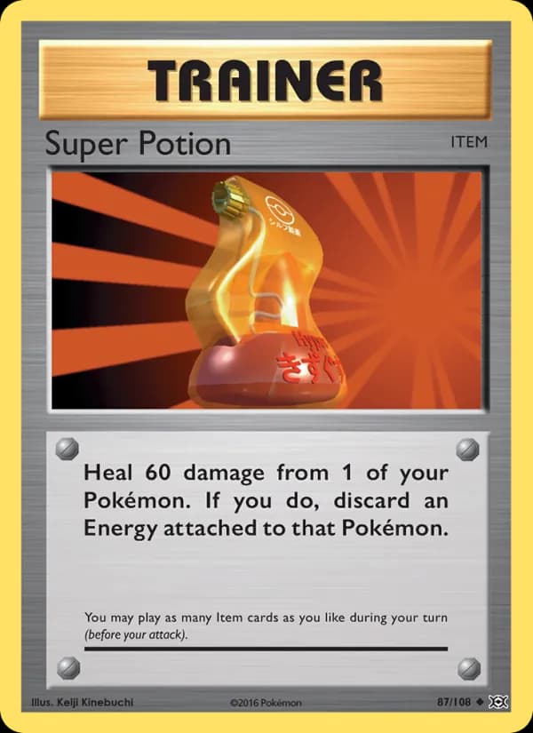 Super Potion card in English