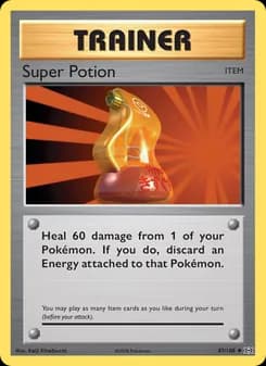 Super Potion card in English