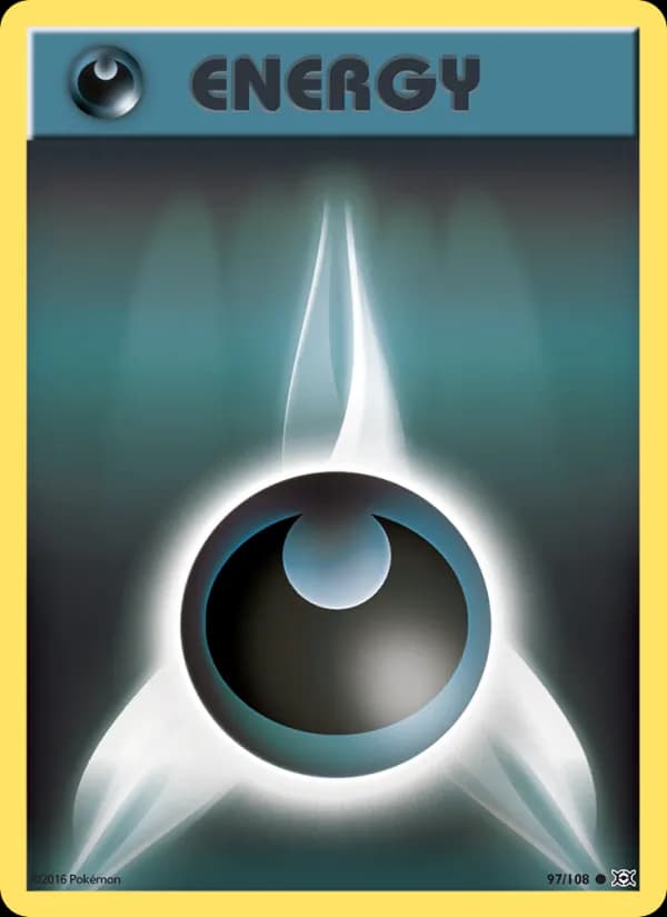Darkness Energy card in English