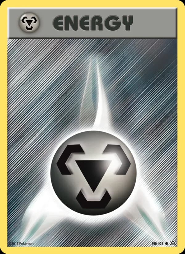Metal Energy card in English