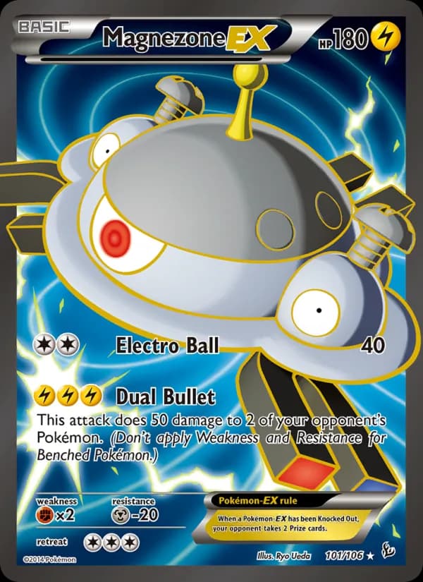 Magnezone EX card in English