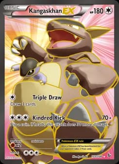Kangaskhan EX card in English