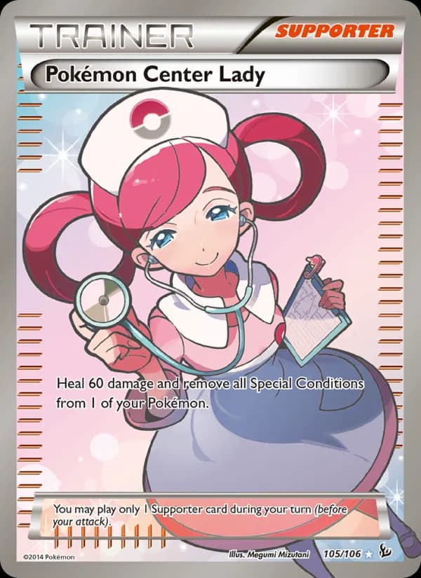 Pokémon Center Lady card in English