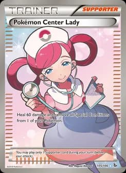 Pokémon Center Lady card in English