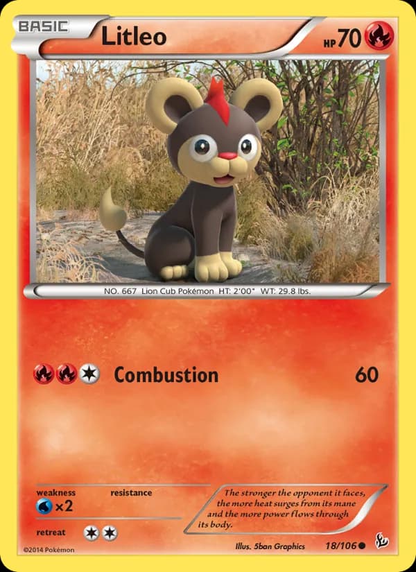 Litleo card in English