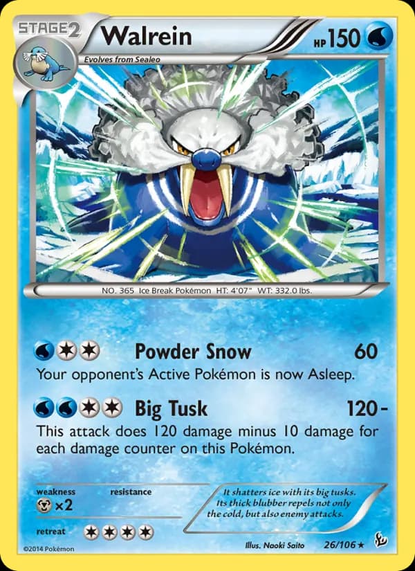 Walrein card in English
