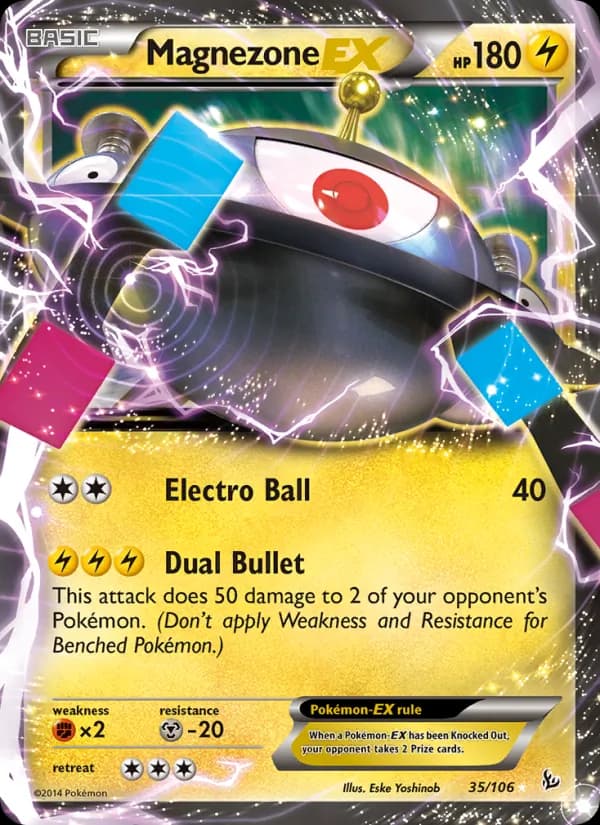 Magnezone EX card in English