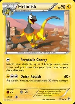 Heliolisk card in English
