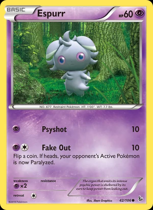 Espurr card in English