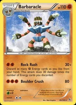 Barbaracle card in English