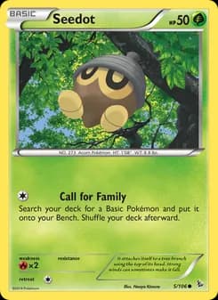 Seedot card in English