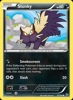 Stunky card in English
