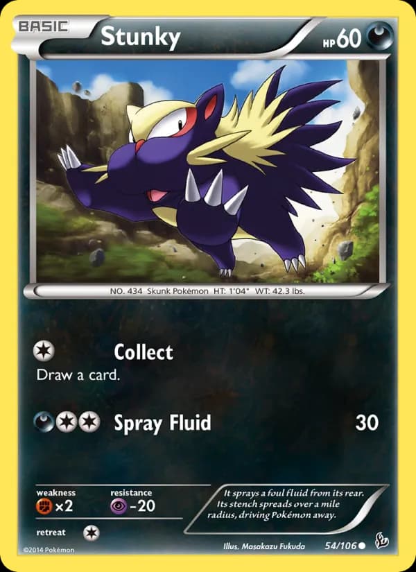 Stunky card in English