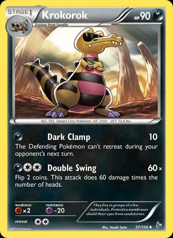 Krokorok card in English