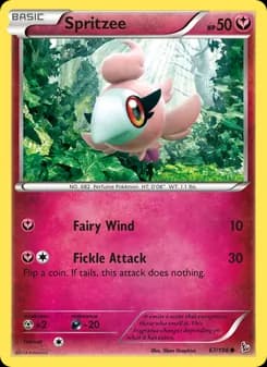 Spritzee card in English