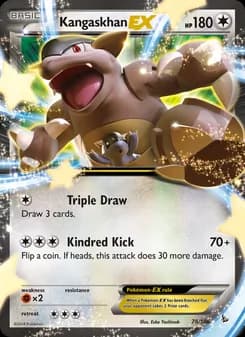 Kangaskhan EX card in English