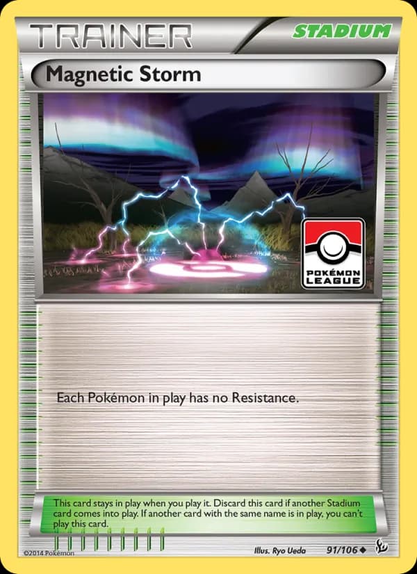 Magnetic Storm card in English