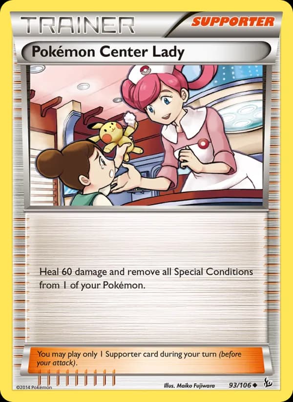 Pokémon Center Lady card in English