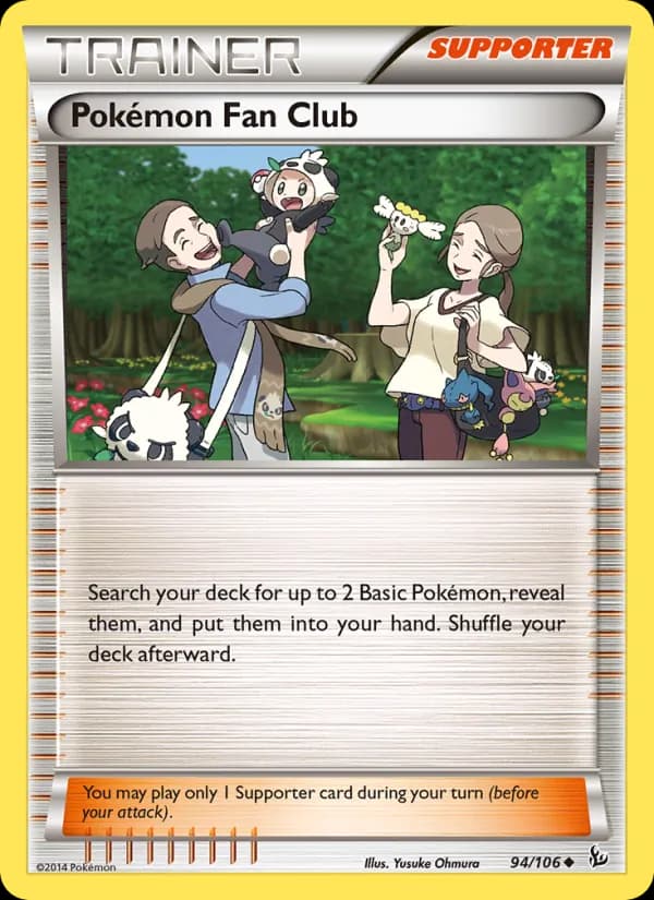 Pokémon Fan Club card in English