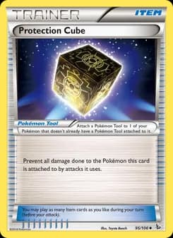 Protection Cube card in English